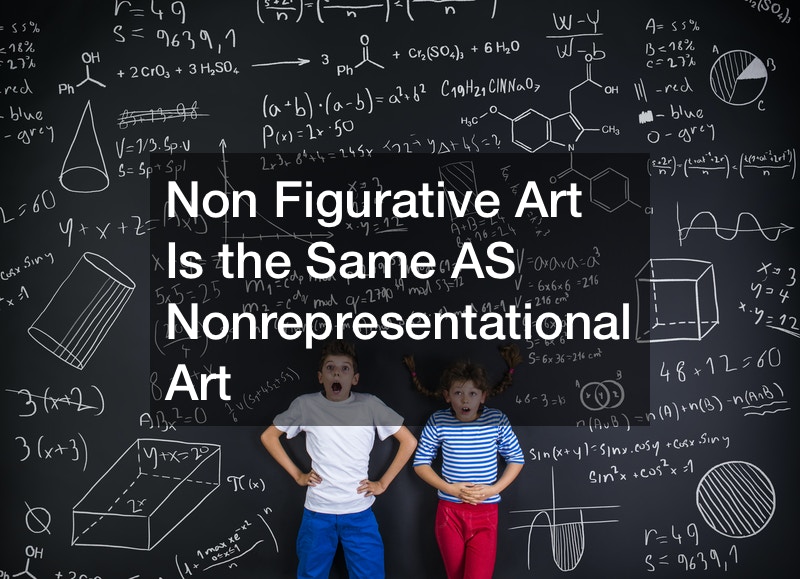 Non Figurative Art Is the Same AS Nonrepresentational Art