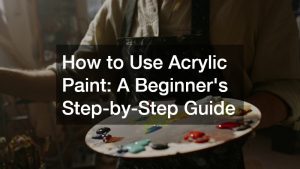 how to use acrylic paint